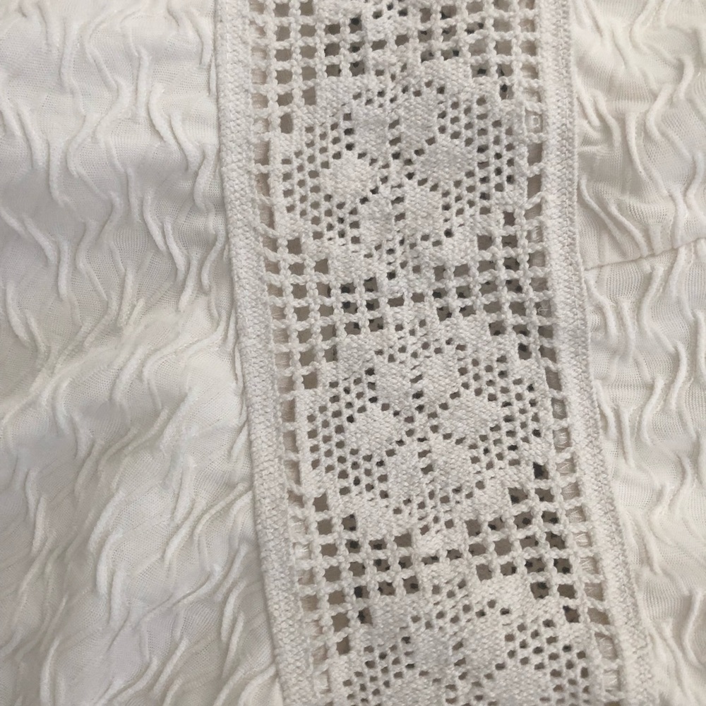 American Rag Cream Skater Dress w Crochet Detail - Picture 6 of 6